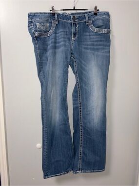 Vigoss Dublin Bootcut Jeans Plus Size Women’s 22 Inseam 33 In Faded Look
